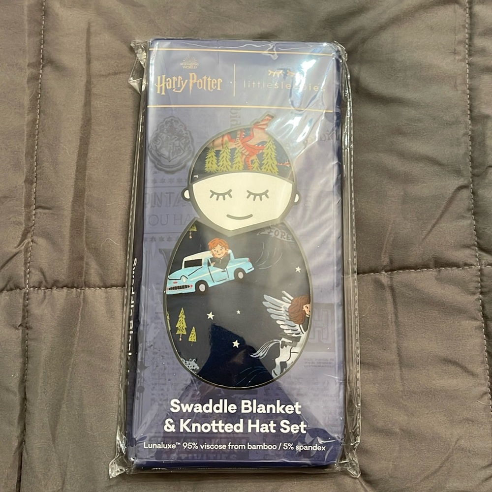 Little Sleepies Harry Potter swaddle and hat